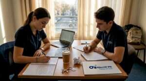 Des stagiaires attentifs prennent des notes lors de la formation CCA.