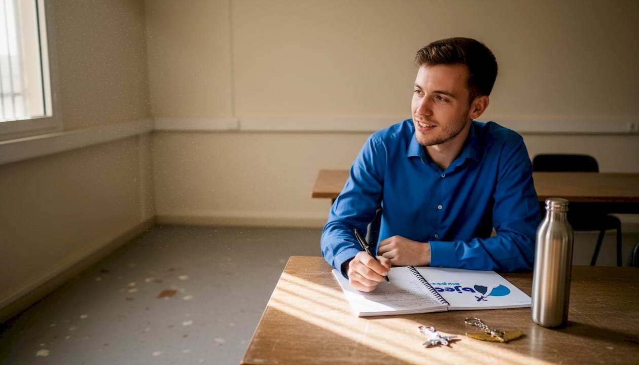 Un candidat participe à une réunion d’information dédiée au métier de PNC.